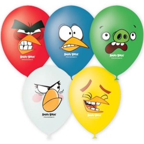 Воздушные шары Angry Birds 5 шт - купить 