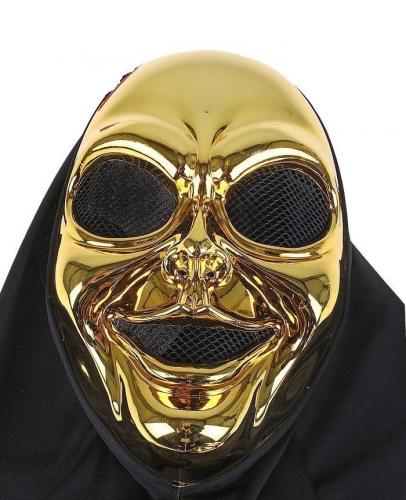 Золотистая маска с накидкой - купить 
