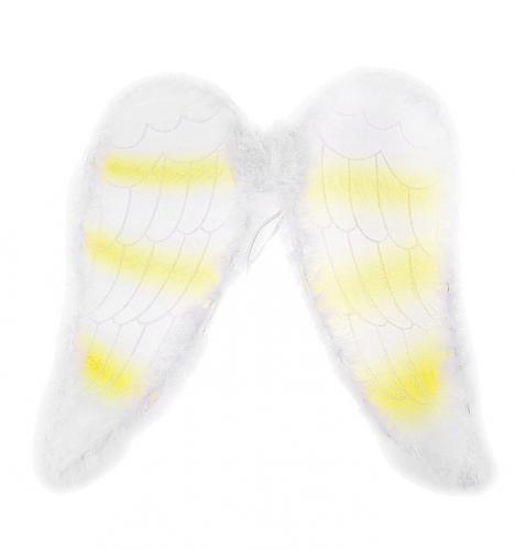 Бело-желтые ангельские крылья - купить 