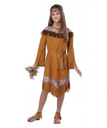 Детский костюм индейской принцессы - купить 