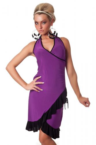 Фиолетово-черное латино платье - купить 