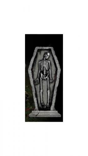 Готическое надгробие - Скелет в гробу - купить 