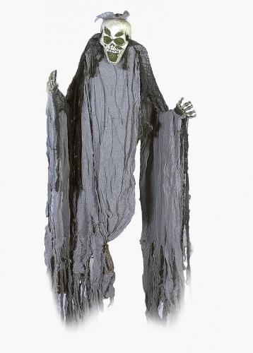 Подвесной скелет в серых лохмотьях 150 см - купить 