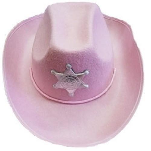 Розовая ковбойская шляпа - купить 
