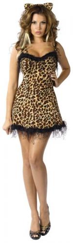 Платье леопардовое с ушками - купить 