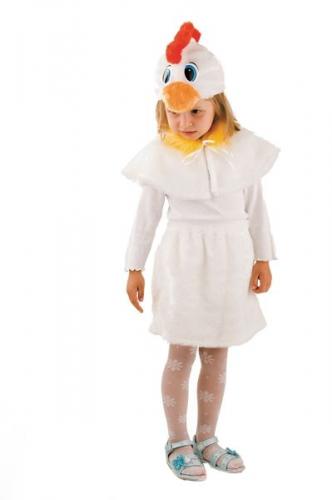 Детский костюм белой курочки - купить 