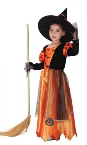 Детский костюм тыквенной ведьмы - купить 