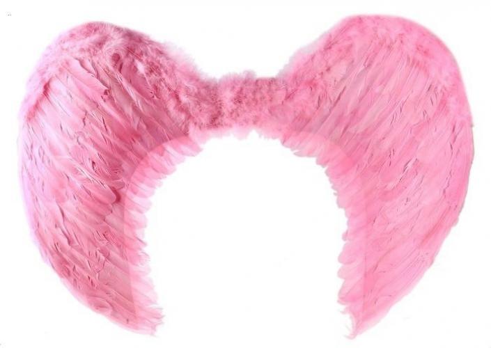 Крылья ангела розовые 60 см - купить 