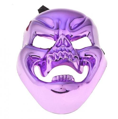 Фиолетовая маска смеющегося черепа - купить 