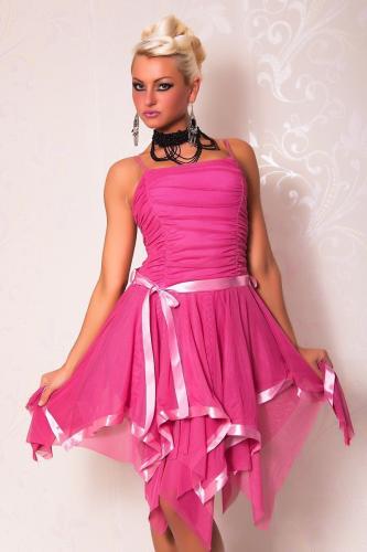 Легкое розовое платье - купить 