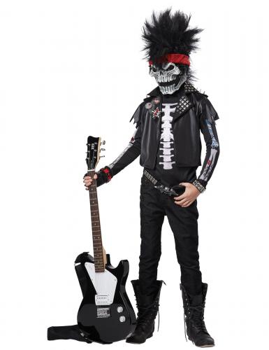 Детский костюм рокера скелета - купить 