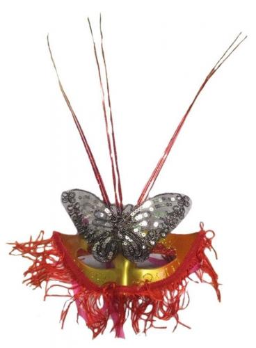 Карнавальная маска с бабочкой - купить 