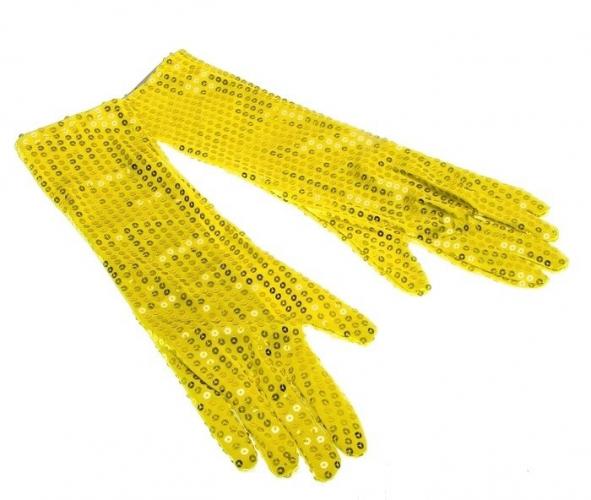 Желтые перчатки Бурлеск - купить 