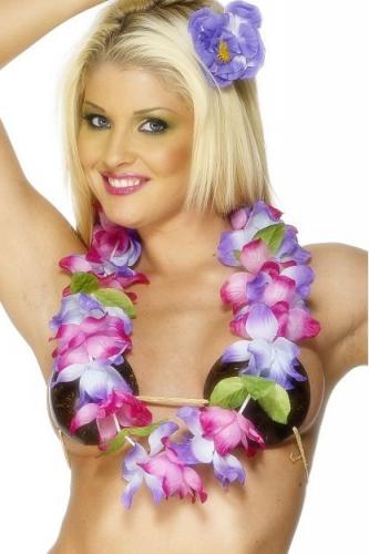 Цветочные гавайские бусы - купить 
