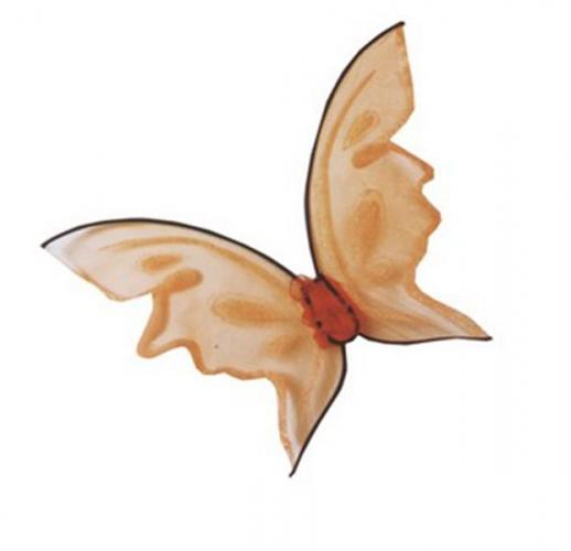 Яркие оранжевые крылья бабочки - купить 