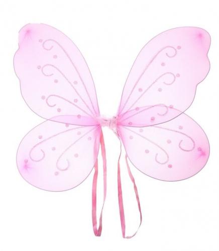 Розовые крылья бабочки с рисунком - купить 