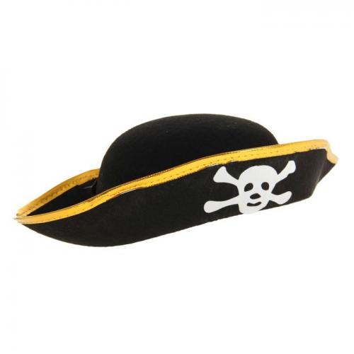 Детская пиратская шляпа с черепом - купить 