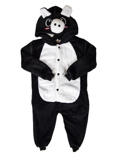 Детская пижама кигуруми Черная хрюшка - купить 