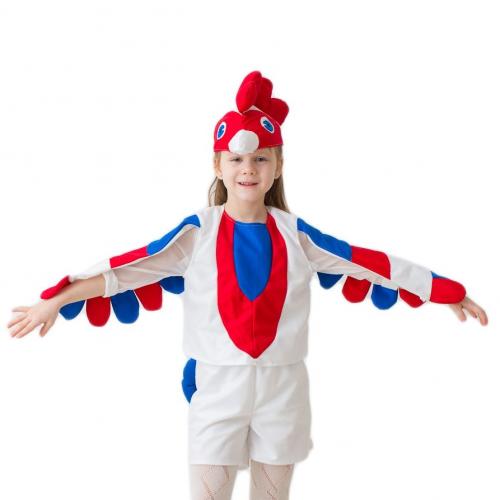 Детский костюм Белый петушок - купить 