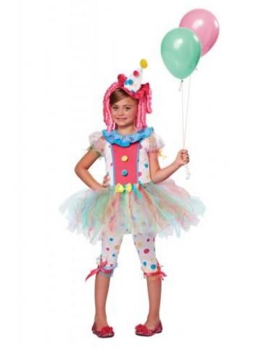 Детский костюм радужной клоунессы - купить 