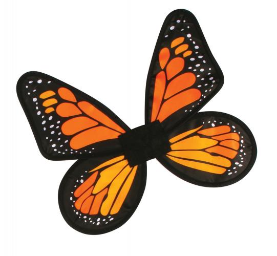Атласные крылья Бабочка оранжевые - купить 