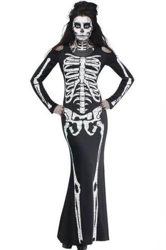 Длинное платье Скелет - купить 