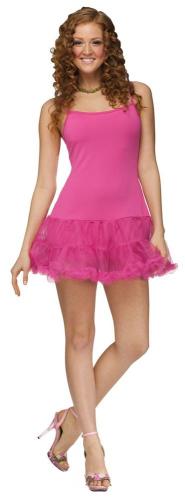 Розовое платье с петти юбкой - купить 