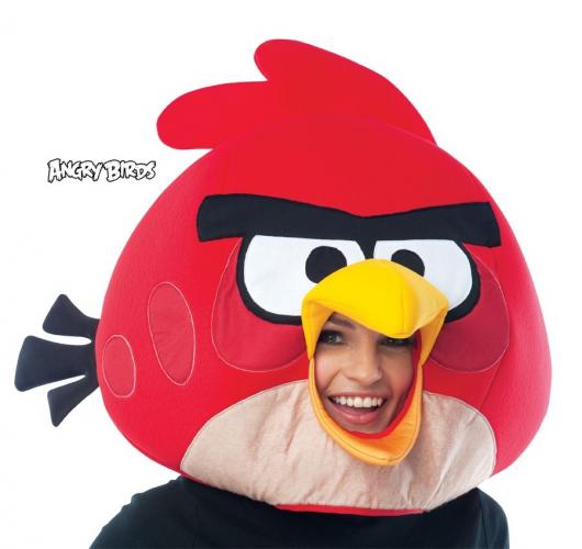 Красная маска ANGRY BIRDS - купить 