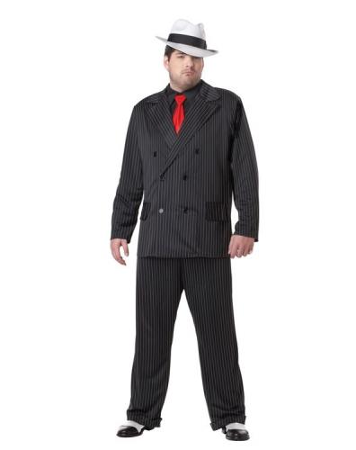 Черный костюм босса мафии PLUS - купить 