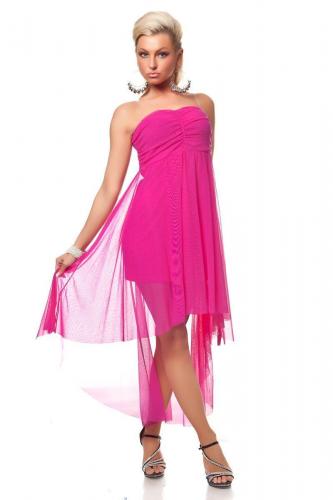 Шифоновое розовое платье - купить 