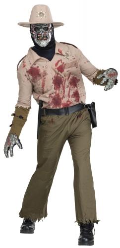 Взрослый костюм Зомби шерифа - купить 