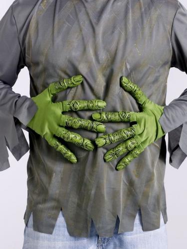 Зелёные перчатки зомби - купить 