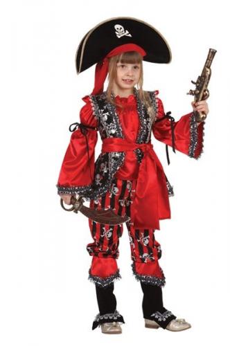 Детский костюм пиратки-разбойницы - купить 