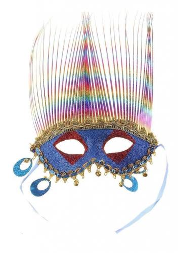 Карнавальная маска синяя - купить 