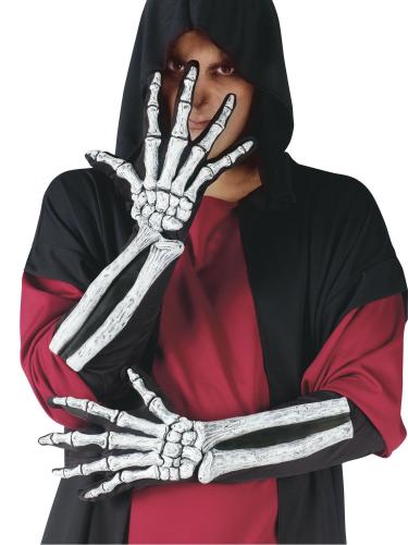 Реалистичные перчатки скелета - купить 
