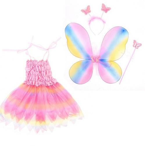 Детский костюм радужной бабочки - купить 