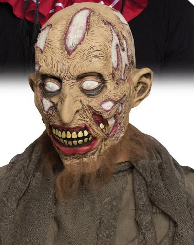 Коричневая маска зомби - купить 