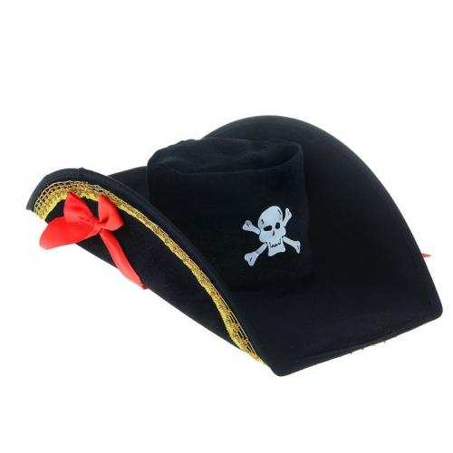 Шляпа пиратки с бантами
