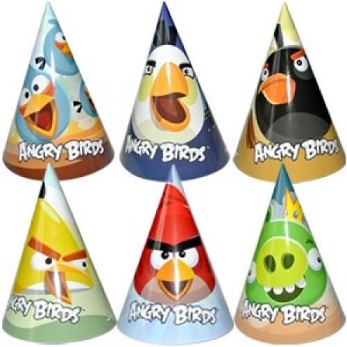 Праздничные колпаки Angry Birds - купить 