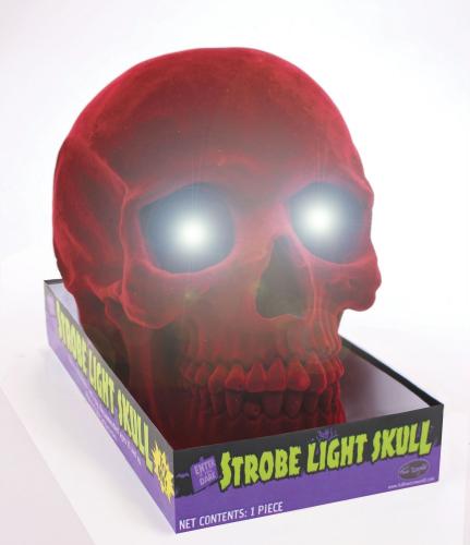 Светящийся череп с красным напылением - купить 