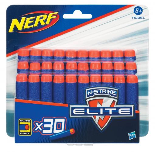 Комплект 30 стрел для бластеров Nerf Hasbro - купить 