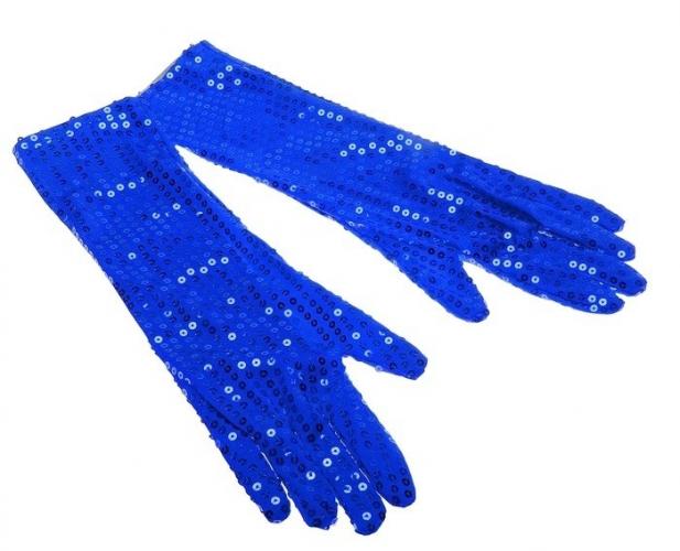 Синие перчатки Бурлеск - купить 