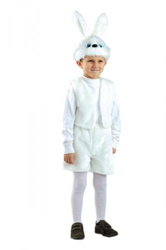 Детский костюм белого зайчонка - купить 
