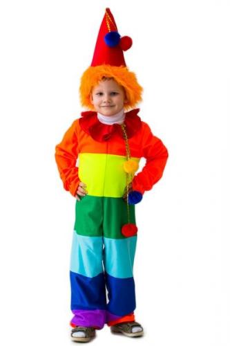 Детский костюм Радужного веселого клоу