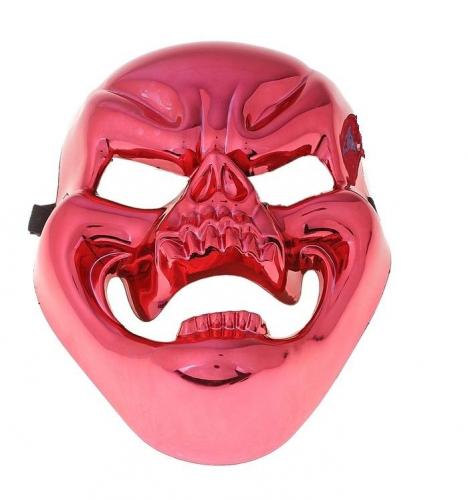 Красная маска смеющегося черепа - купить 