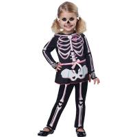 Детский костюм малышки скелетика