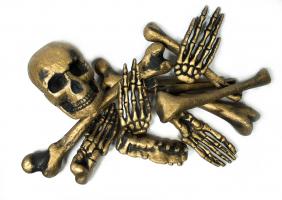 Золотые кости скелета 12 шт.