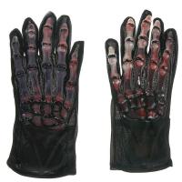 Перчатки Скелетные руки с кровью
