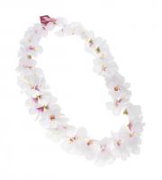 Белое цветочное ожерелье