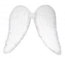 Белые ангельские крылья с пухом